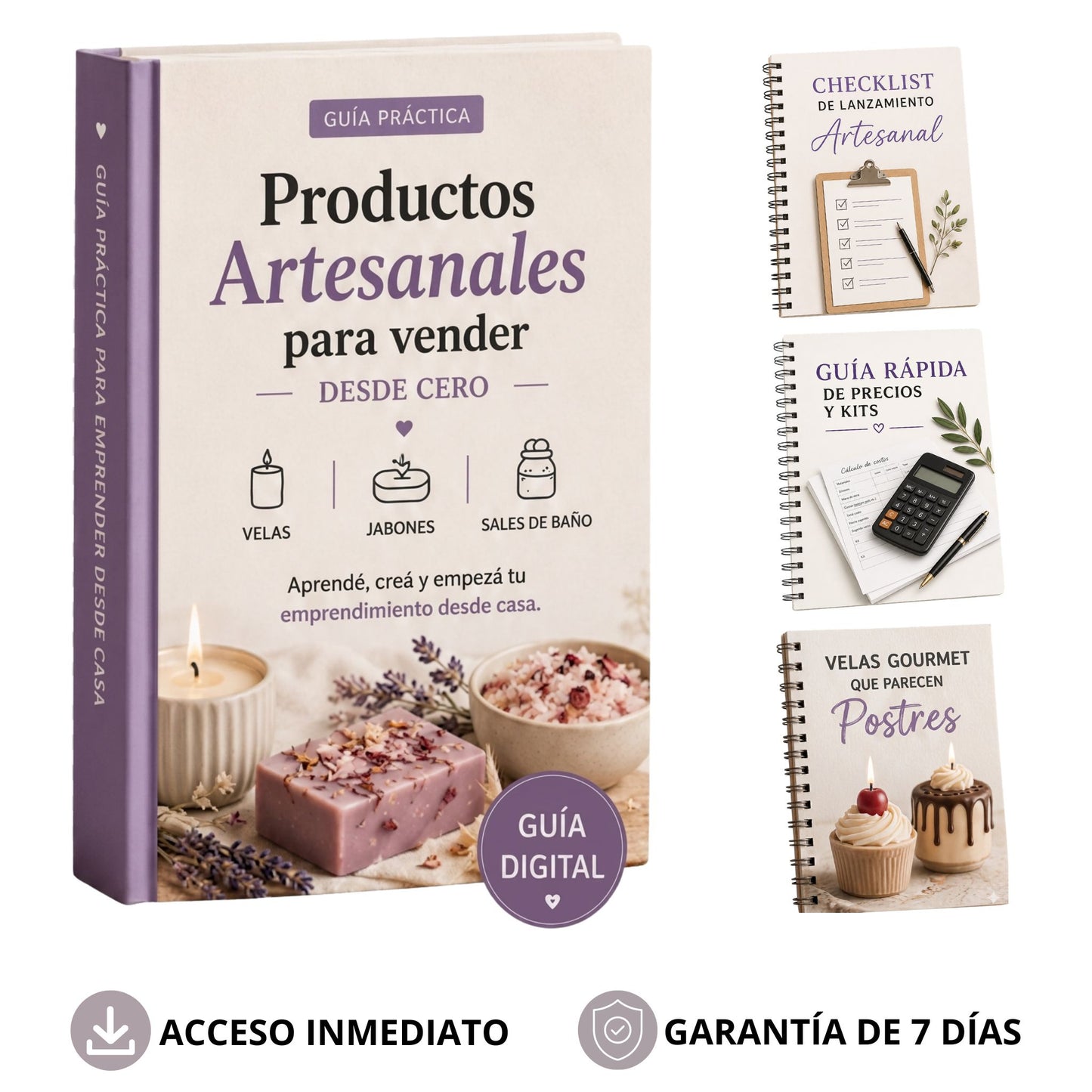 Libro De Cero a Tu Emprendimiento Artesanal: Guía Completa + 🎁 3 Bonos Exclusivos